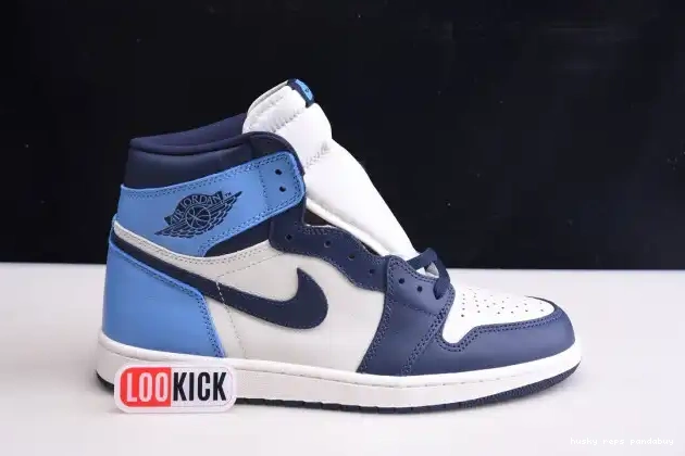 Cheap Husky Jordan Obsidian Air 555088-140 High Retro 1 OG 0617